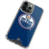 NHL Edmonton Oilers Solid Background iPhone 15 Pro Clear Case